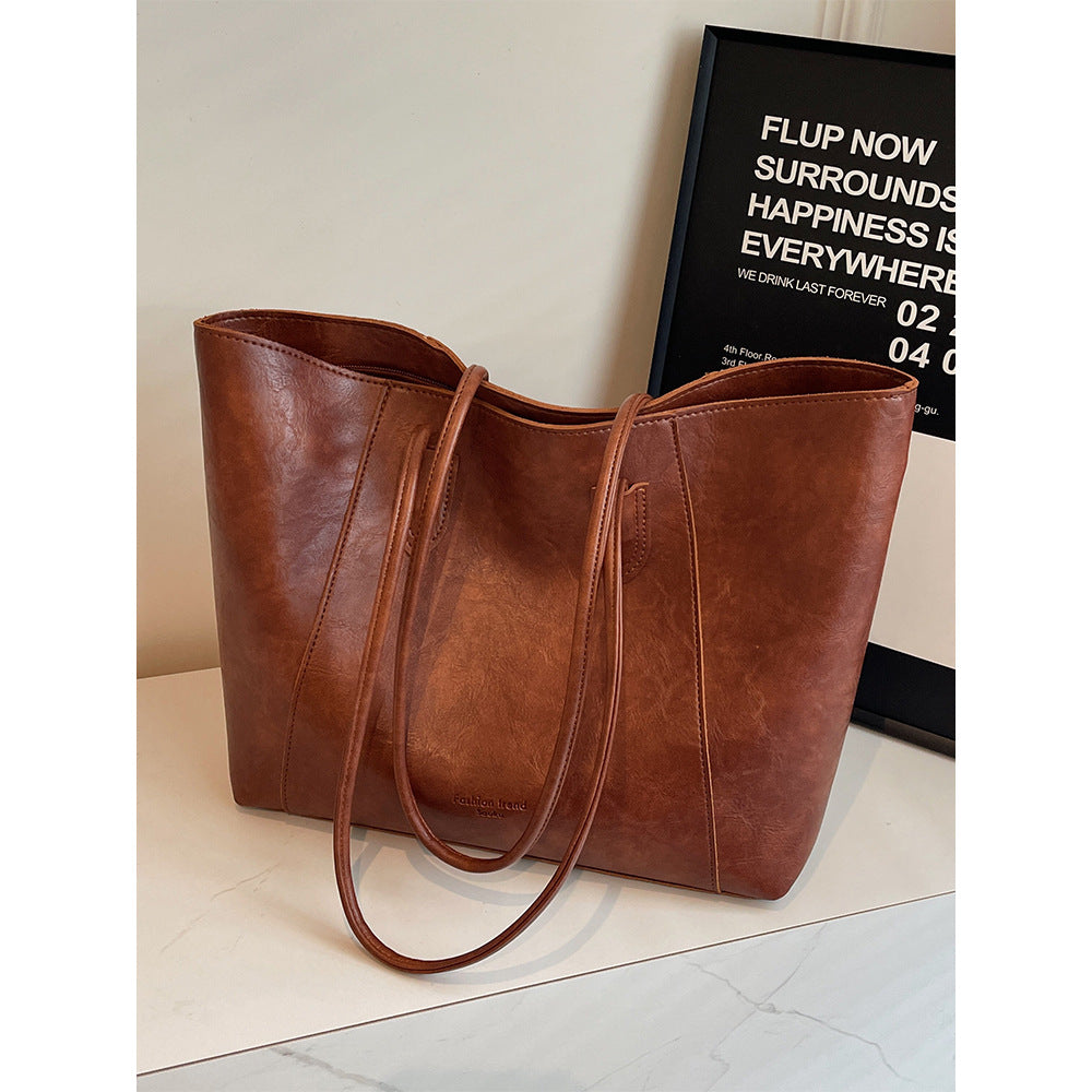 Premium Leder Tote Bag Brehn