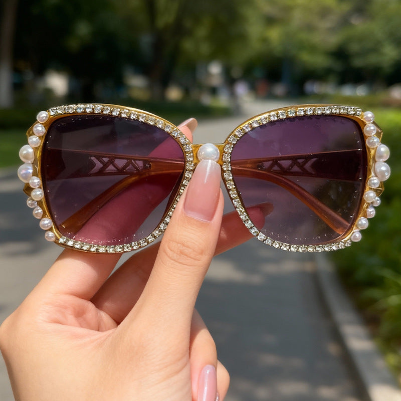 Verschnörkelte Katzenaugen-Sonnenbrille Brehn