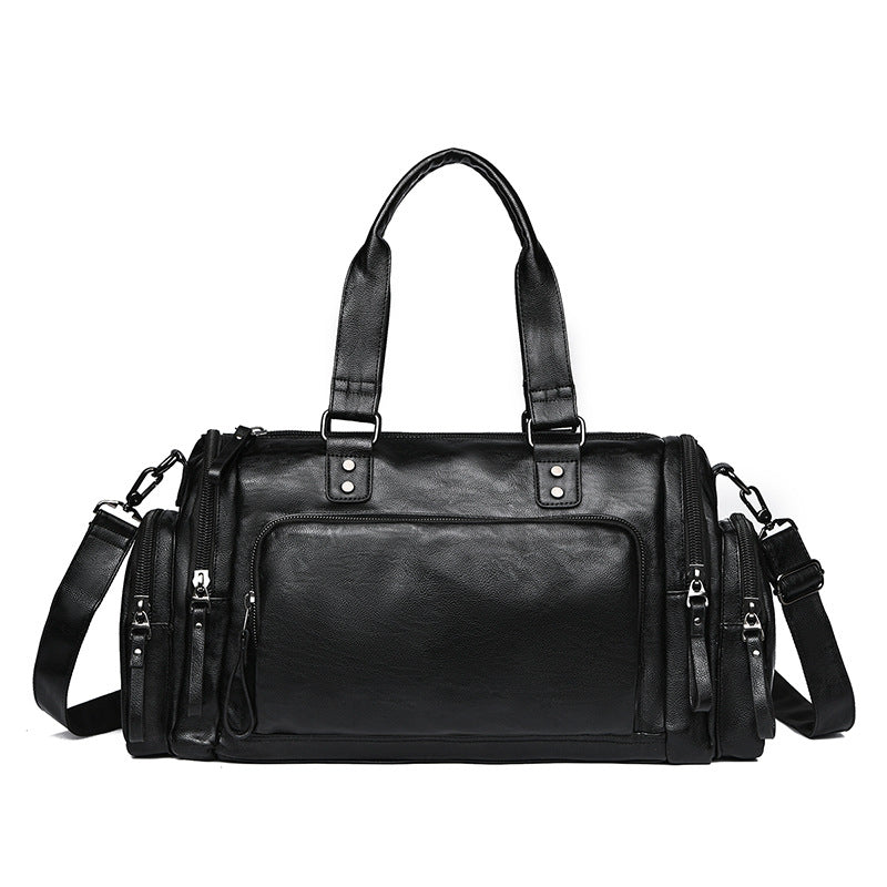 Premium Leder Reise Duffle Bag Brehn