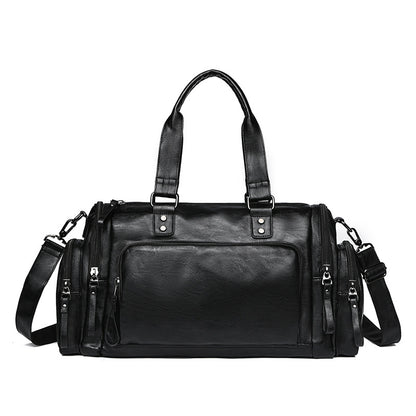 Premium Leder Reise Duffle Bag Brehn