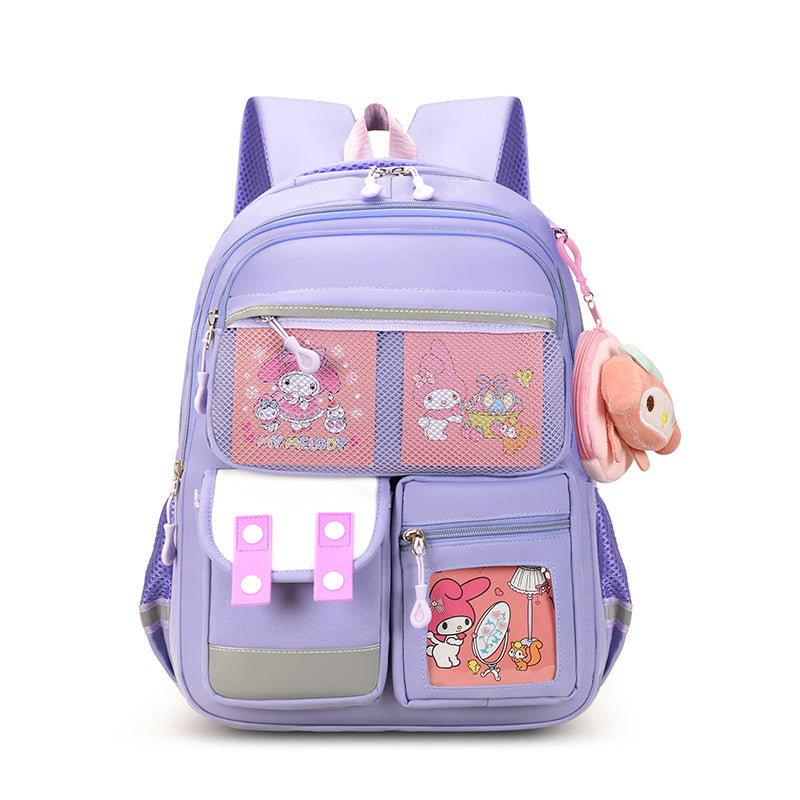 Rucksack mit Verspieltem Design und Vielseitigen Taschen Brehn