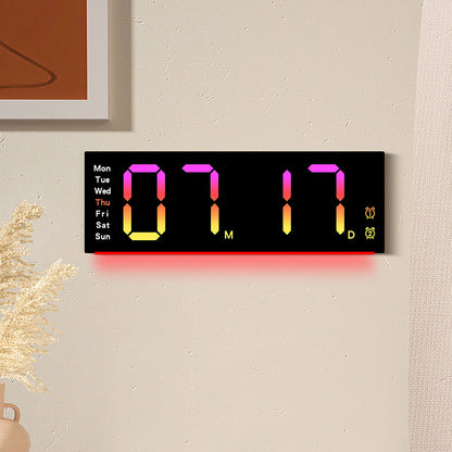 Digitaler Wandschirmwecker mit Temperatursensor Brehn