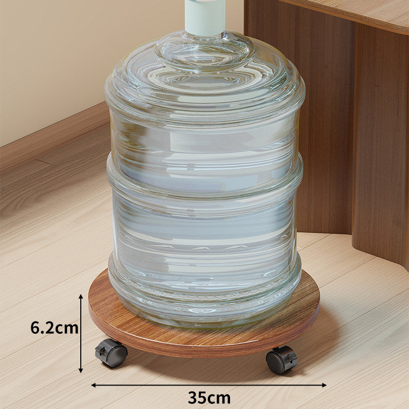 Rollen Holzbottich Dolly mit Schwenkrädern und flachem Plattform