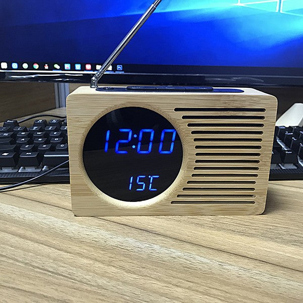 Digitaler Radiowecker mit Temperaturanzeige Brehn