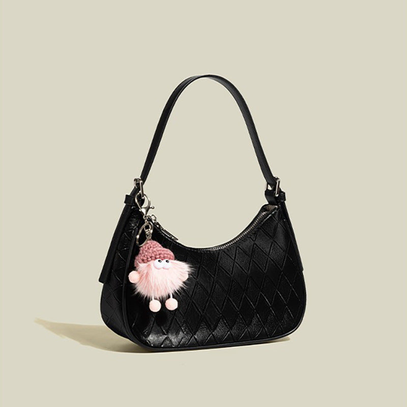 Stilvolle gesteppte Hobo-Tasche Brehn