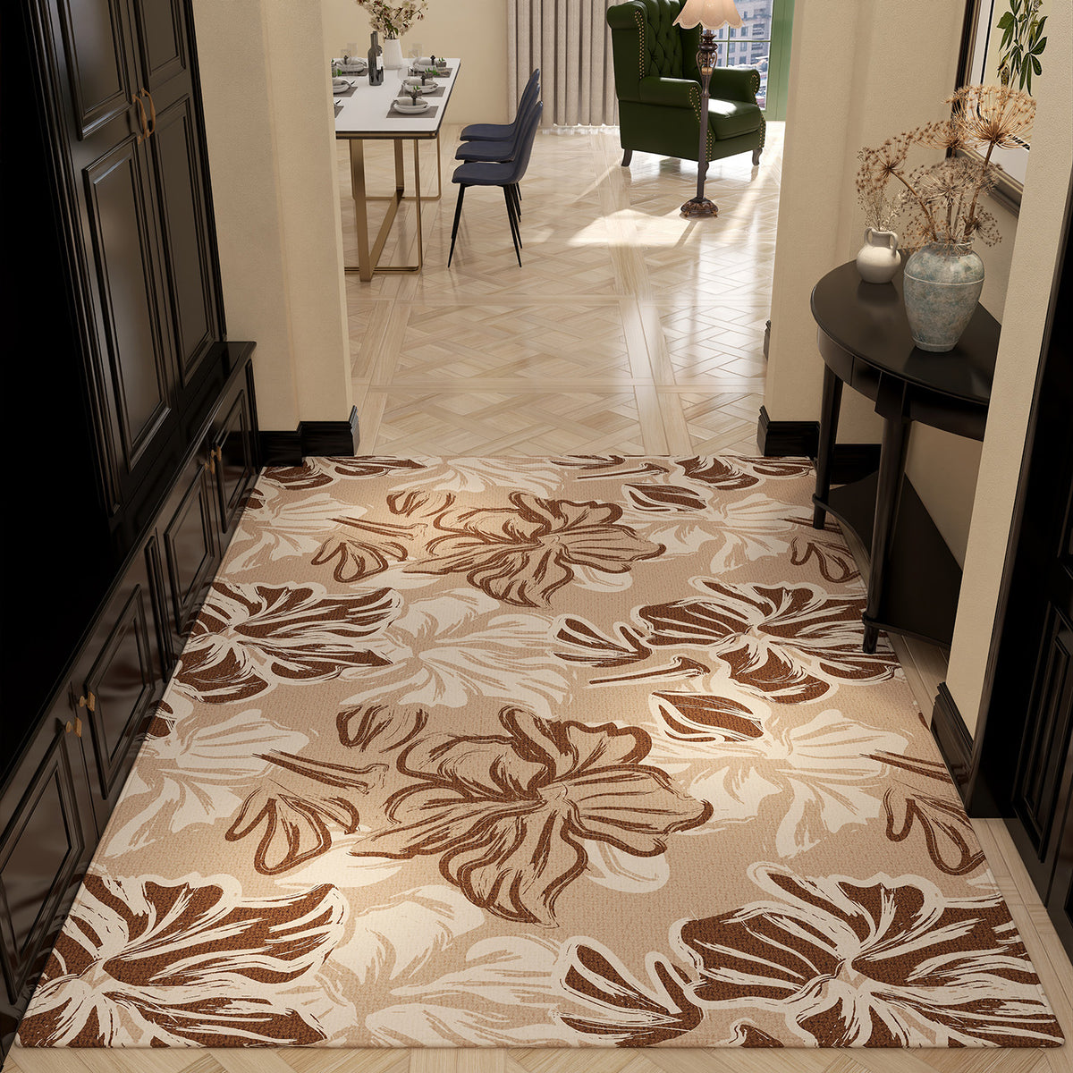 Luxuriöser Floral-Muster-Teppich Brehn