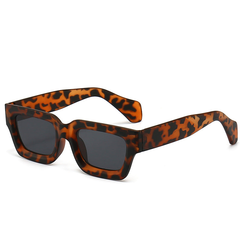 Damen trendige Sonnenbrille mit robustem und transparentem Rahmen Brehn