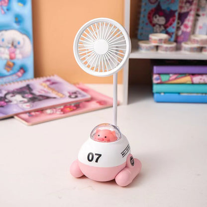 Unisex Tragbarer Mini-Ventilator im niedlichen Panda-Design Brehn