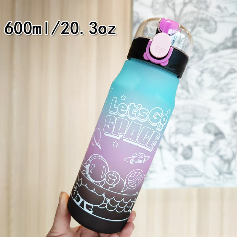 Damen kreative Wasserflasche im Weltraum-Design Brehn