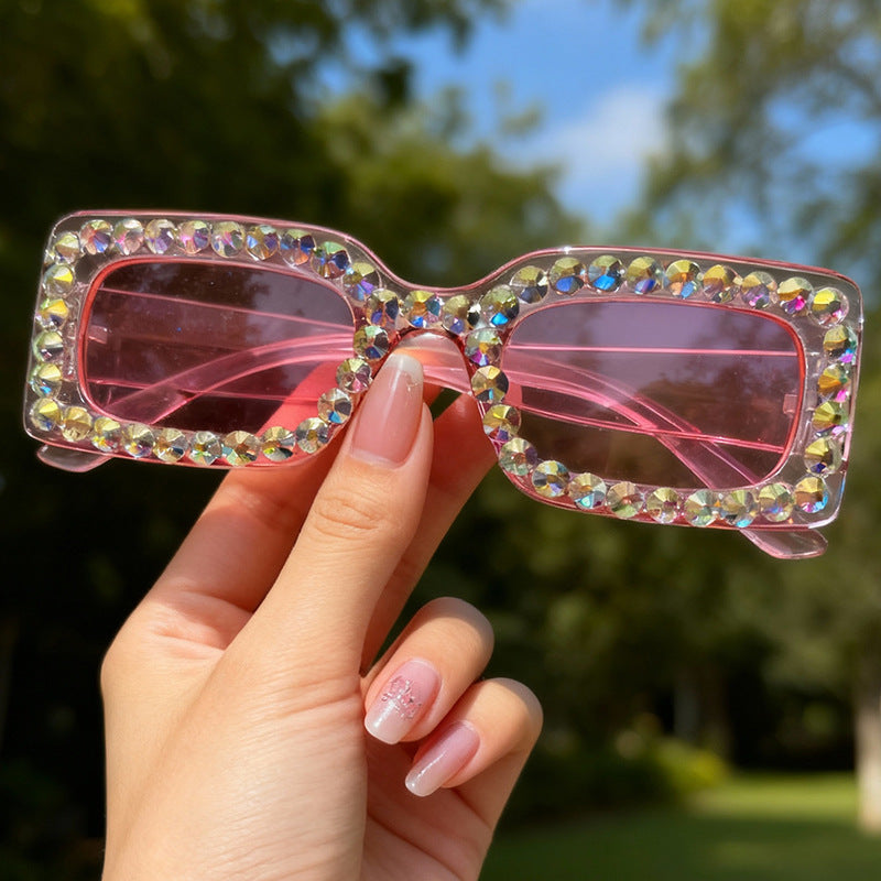 Dekorativer mit Strass besetzter Sonnenbrille Brehn