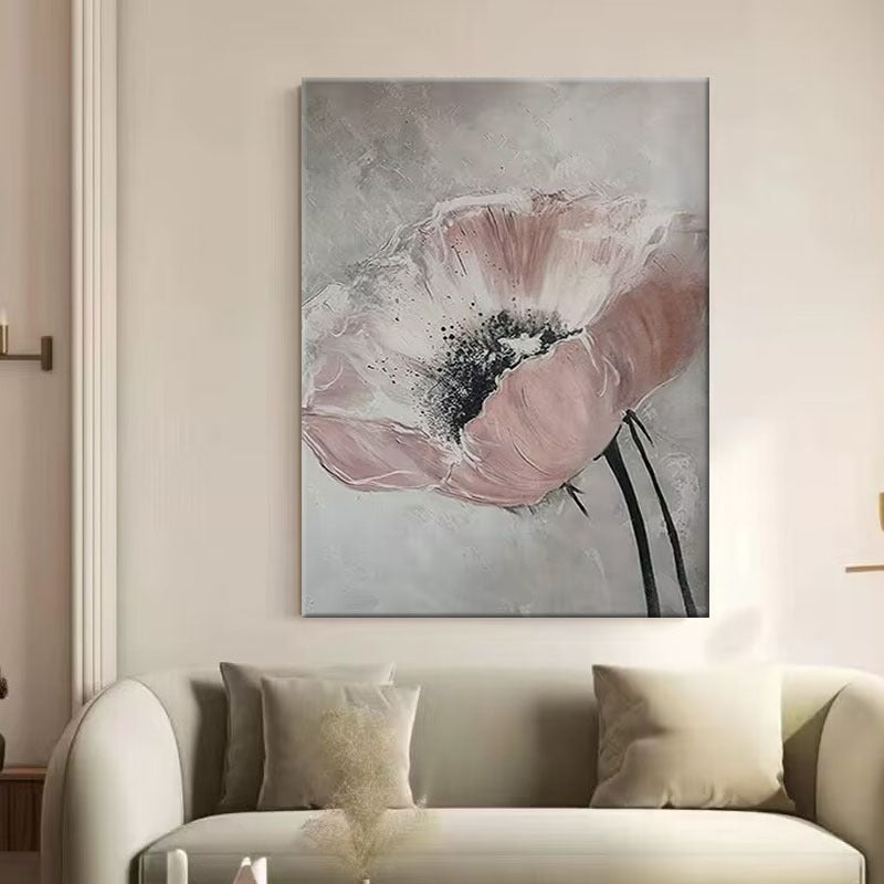 Elegante Blumen Wandkunst