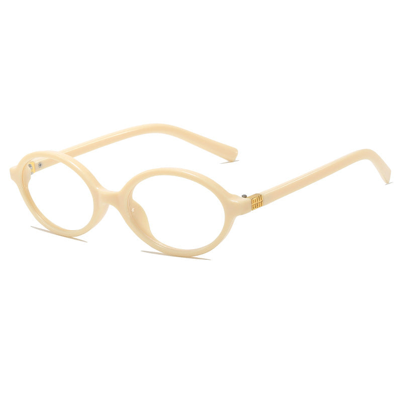 Vintage-inspirierte ovale Fassung Brille Brehn