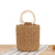Trendige Handtasche mit Holzperlen-Handle Brehn