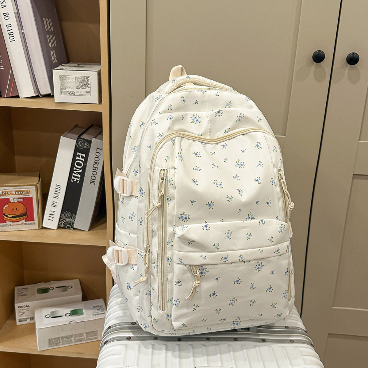 Blumenmuster Rucksack Brehn