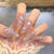 Künstlerisches Stiletto-Nagelkunst-Design Brehn