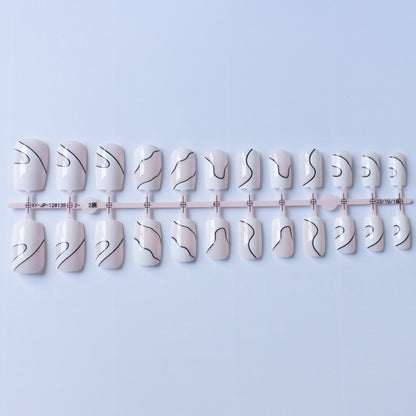 Künstlerisches abstraktes Nageldesign-Set
