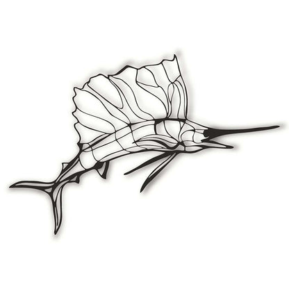 Metal Shark Wandkunst