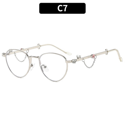 Dekorative Katzenaugenbrille