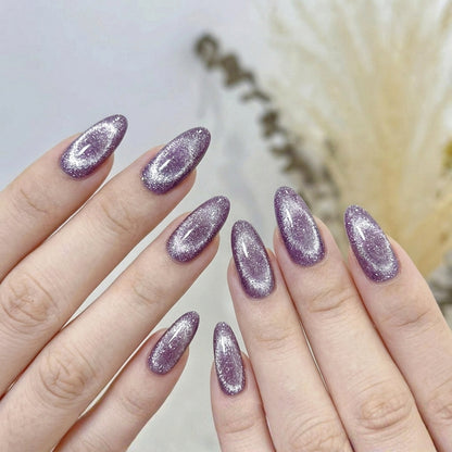 Glitzernde Gel Press-On Nagelspitzen