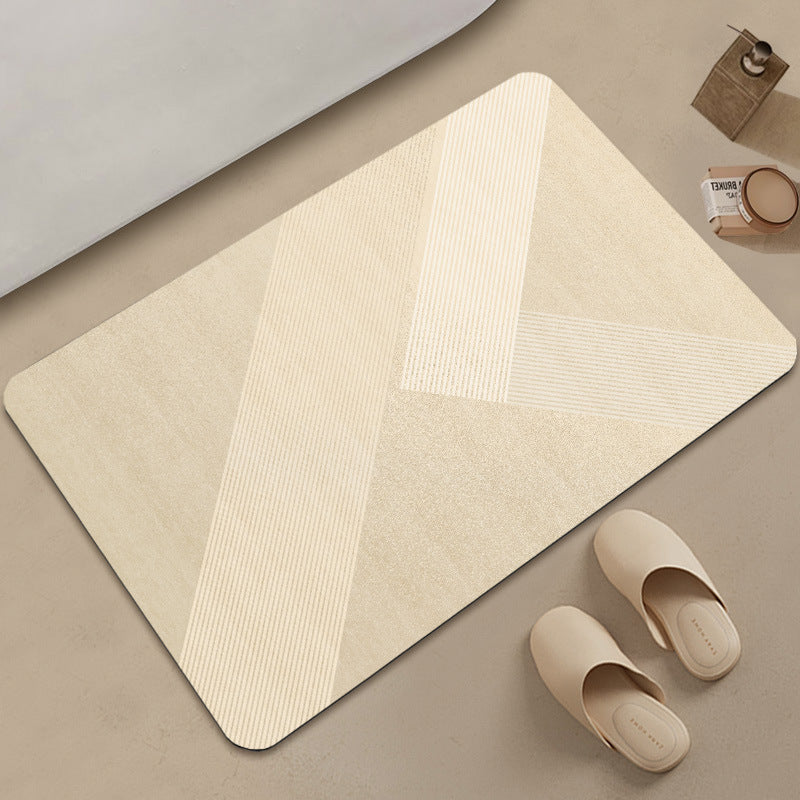 stilvolle geometrische Muster Badezimmermatte Brehn
