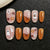 Halloween-inspirierte dekorative Klebe-Nagelkunst Set Brehn