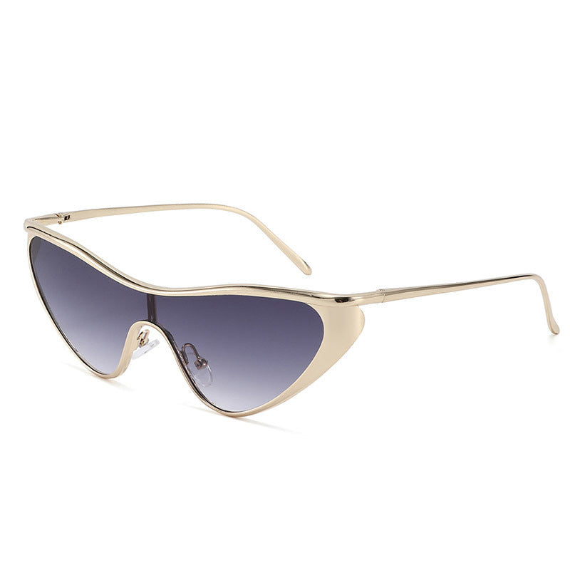 Damen futuristische Sonnenbrille im schlanken Design Brehn