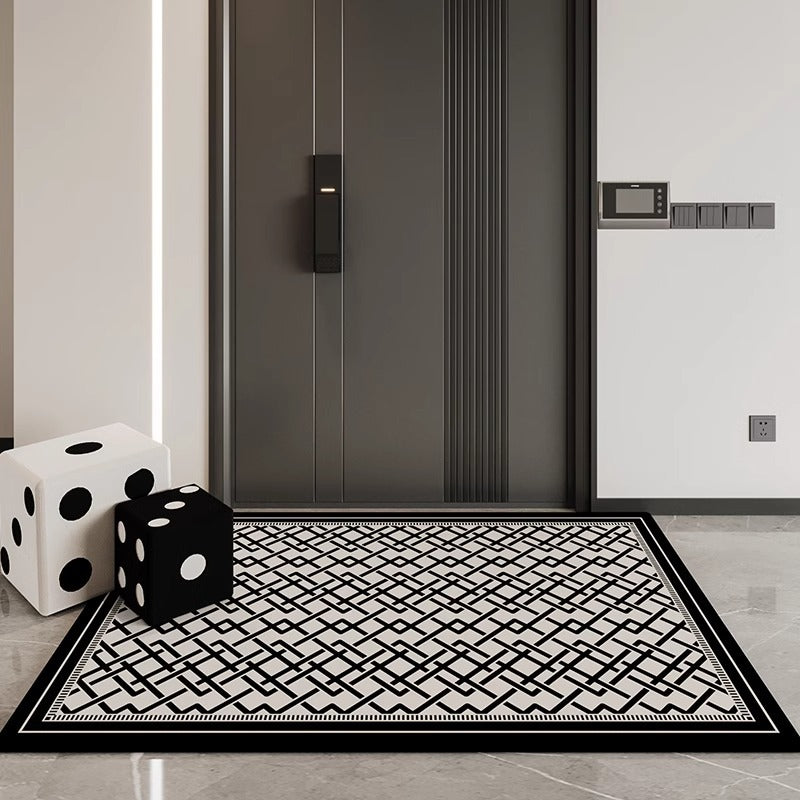 Moderne geometrische Fußmatte