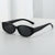 Damen modische Sonnenbrille mit geschwungenem Design und eleganter Form Brehn