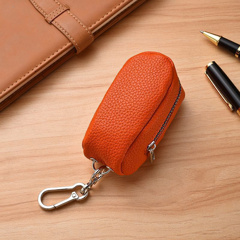 Kompakte Leder Schlüsselanhänger Tasche Brehn