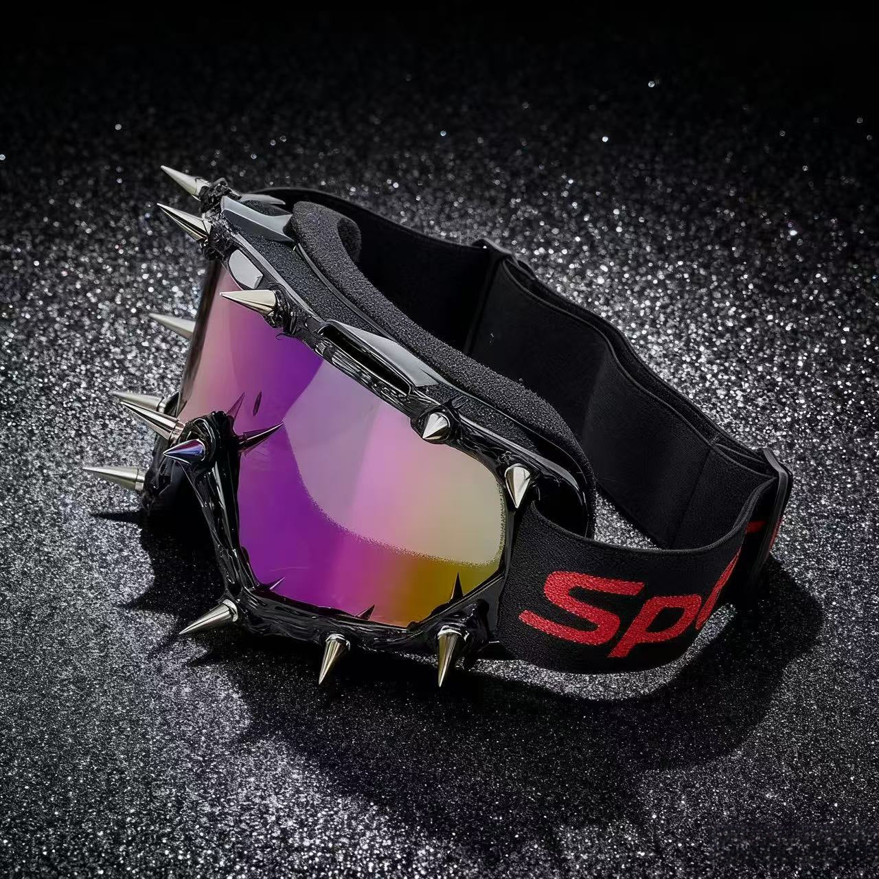 Damen sportliche Skibrille mit spitzen Akzenten Brehn
