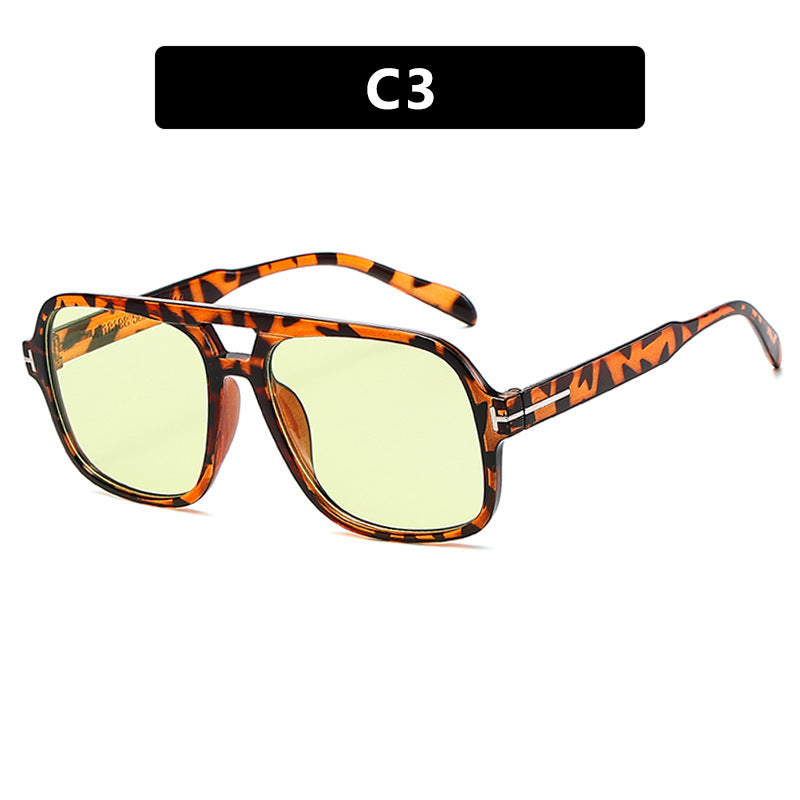 Damen stilvolle Sonnenbrille im markanten Rechteck-Design Brehn