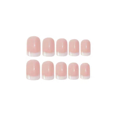 Premium French Tip Press-On Nail Set