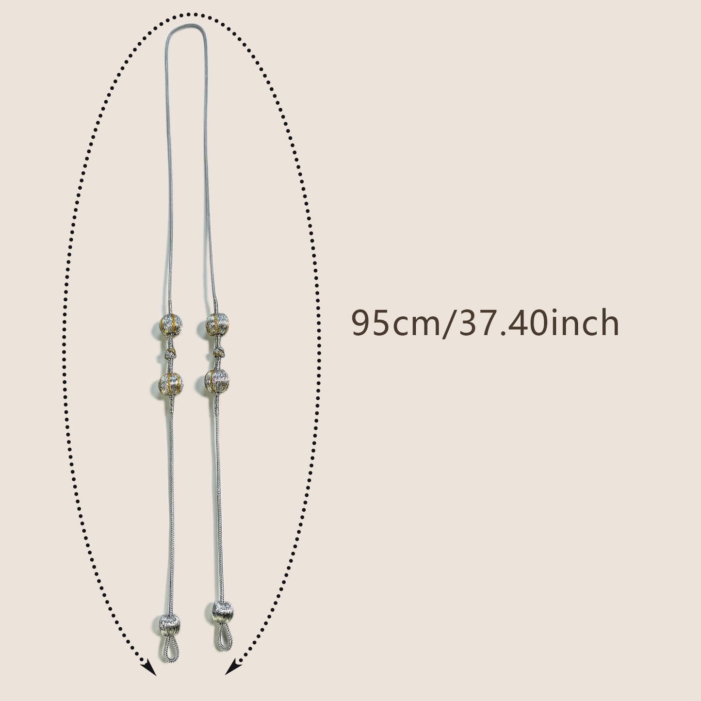 Elegante Brillenretentionskette Brehn
