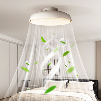 Moderner Deckenventilator mit integrierter LED-Leuchte