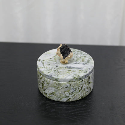 Dekorative Stein Schmuckbox