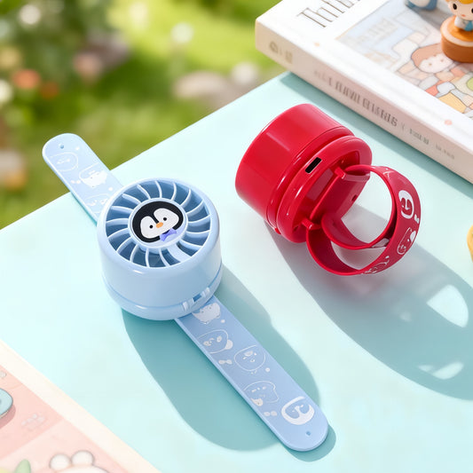 Damen Tragbarer Handventilator mit niedlichem Tierdesign und USB-Ladefunktion Brehn