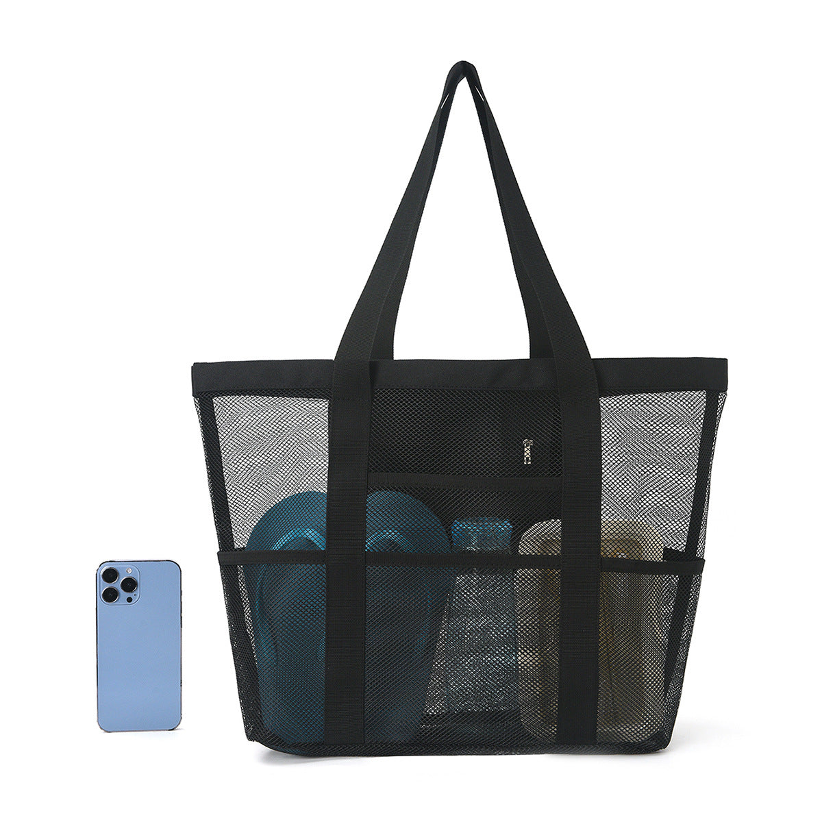 Geräumige Netz-Strandtasche Brehn