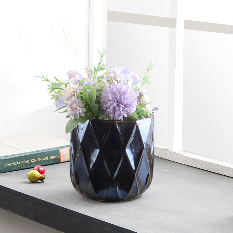 Elegante geometrische Pflanzenschale Brehn