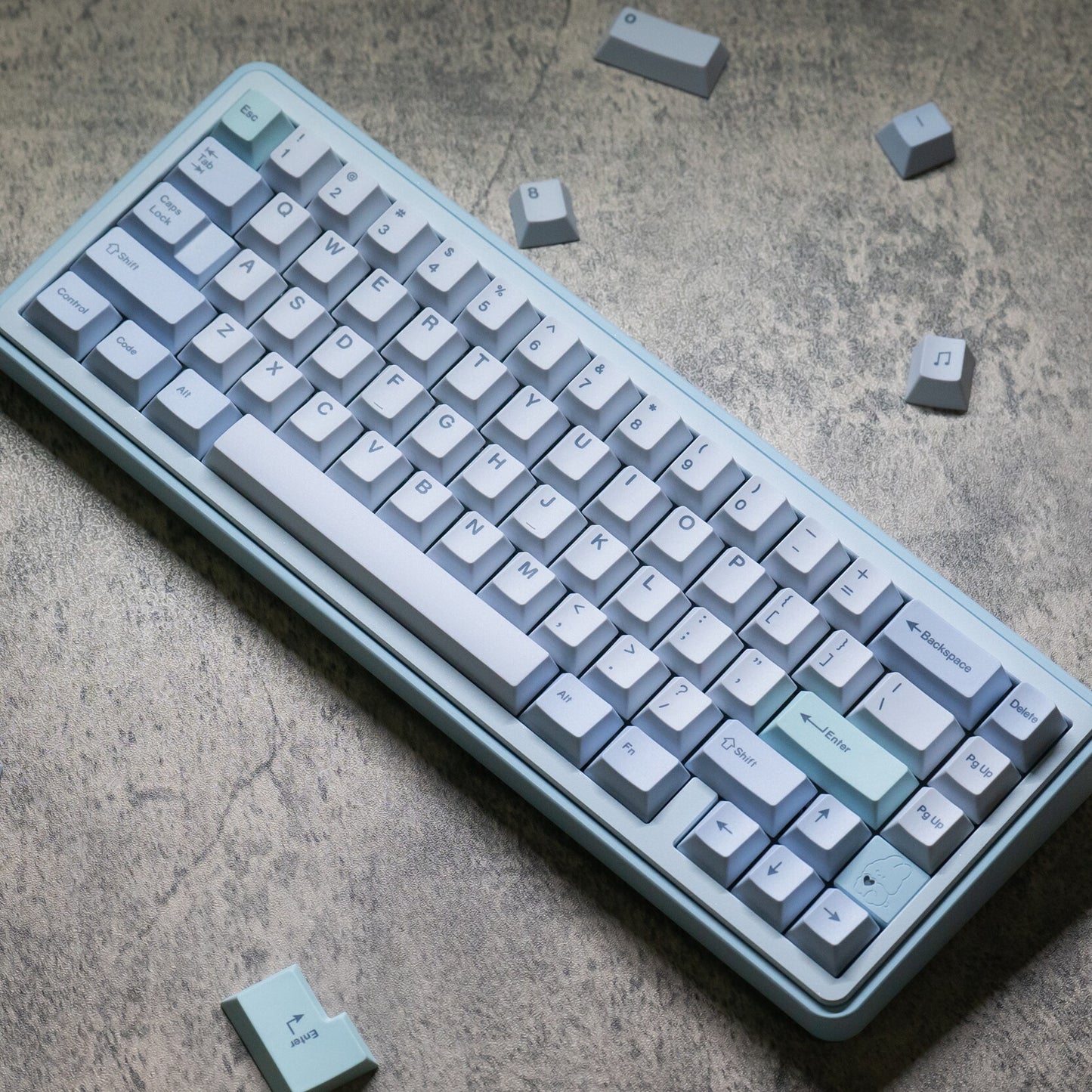 Kompakte drahtlose mechanische Tastatur Brehn