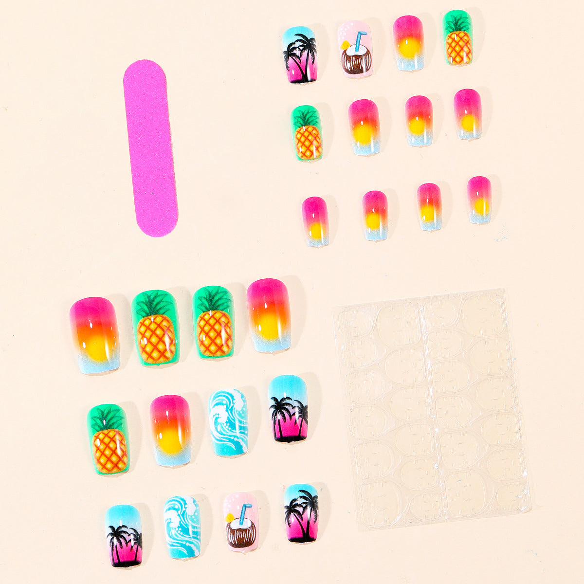 Tropical Paradise Nagel Kunst Set Brehn
