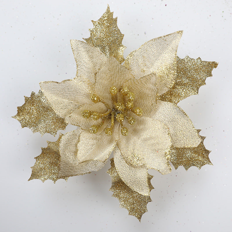 Dekorative glitzernde Blumenakzent Brosche Brehn