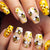 Bienen-Themen Press-On Nagelkunst Set Brehn