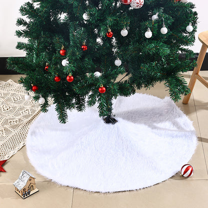 Stilvolle Weihnachtsbaum-Decke aus Plüsch Brehn