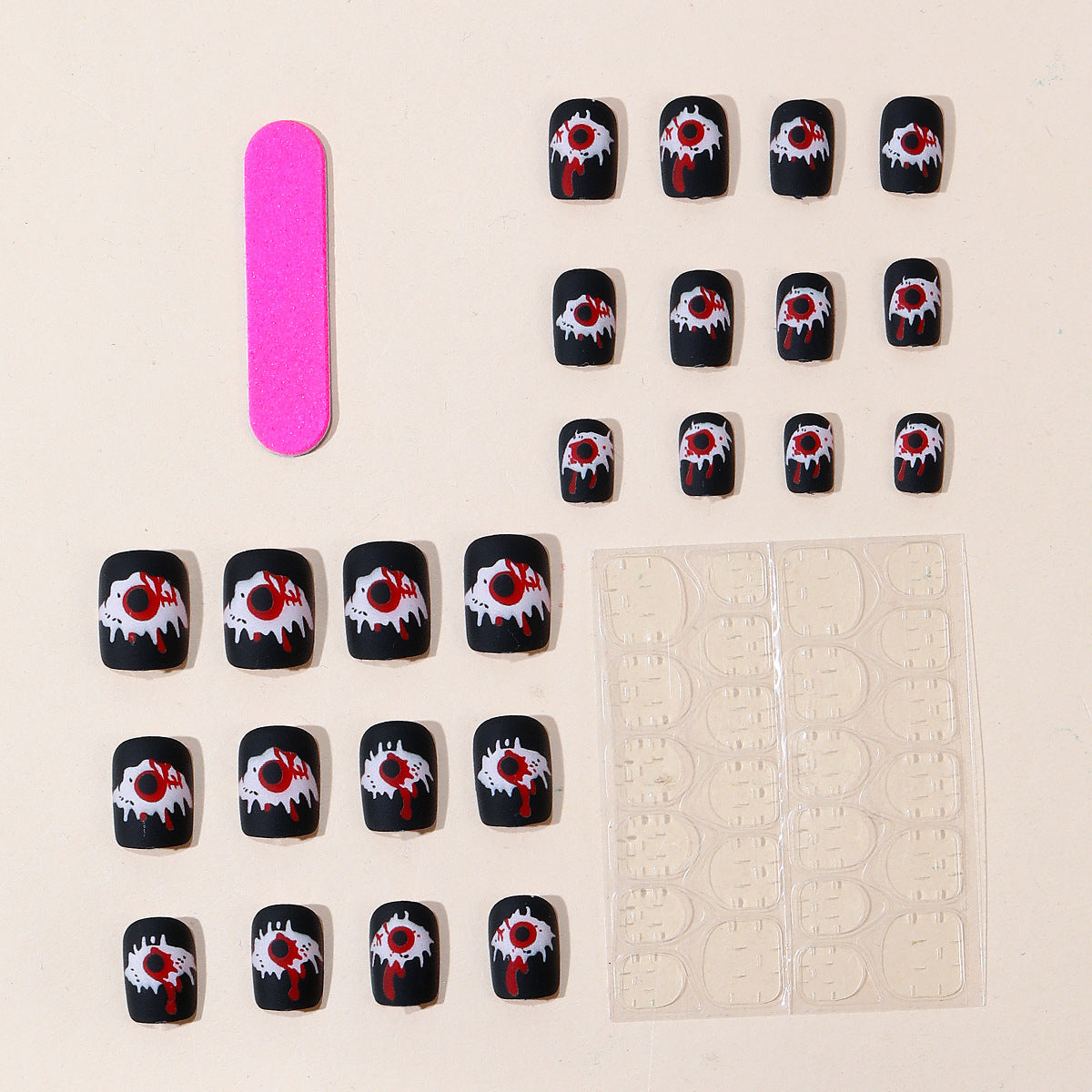 Gothic Horror Nagelkunst Set Brehn
