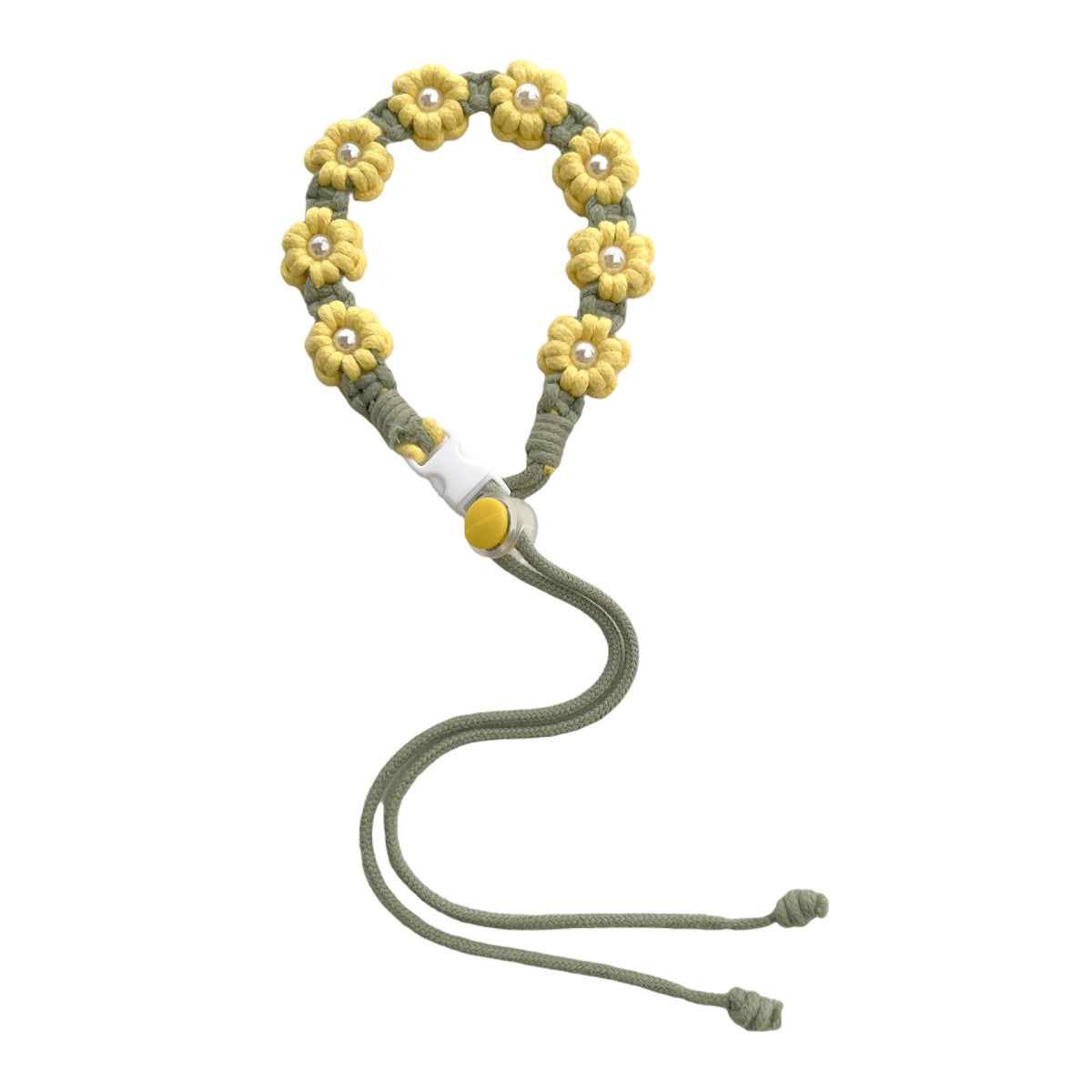 Floral Makramee Brillenband Brehn