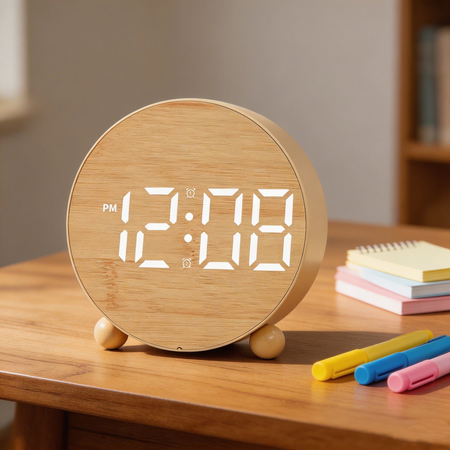 Digitaler Wecker mit Großem Led-Display und Sanfter Alarmfunktion Brehn