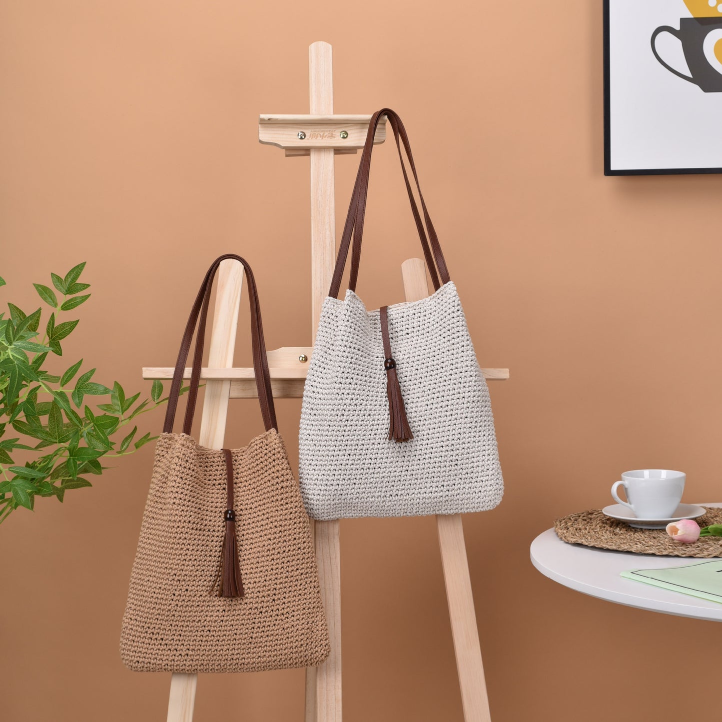 Handgefertigte Kroatische Makramee Tasche Brehn