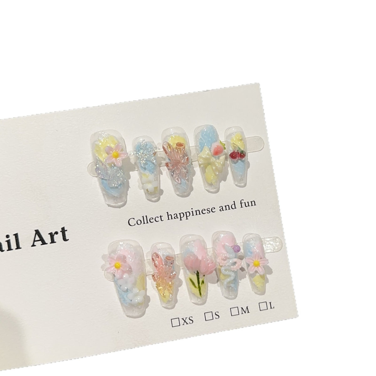 Thematische Floral Press-On Nagelkunst Kollektion