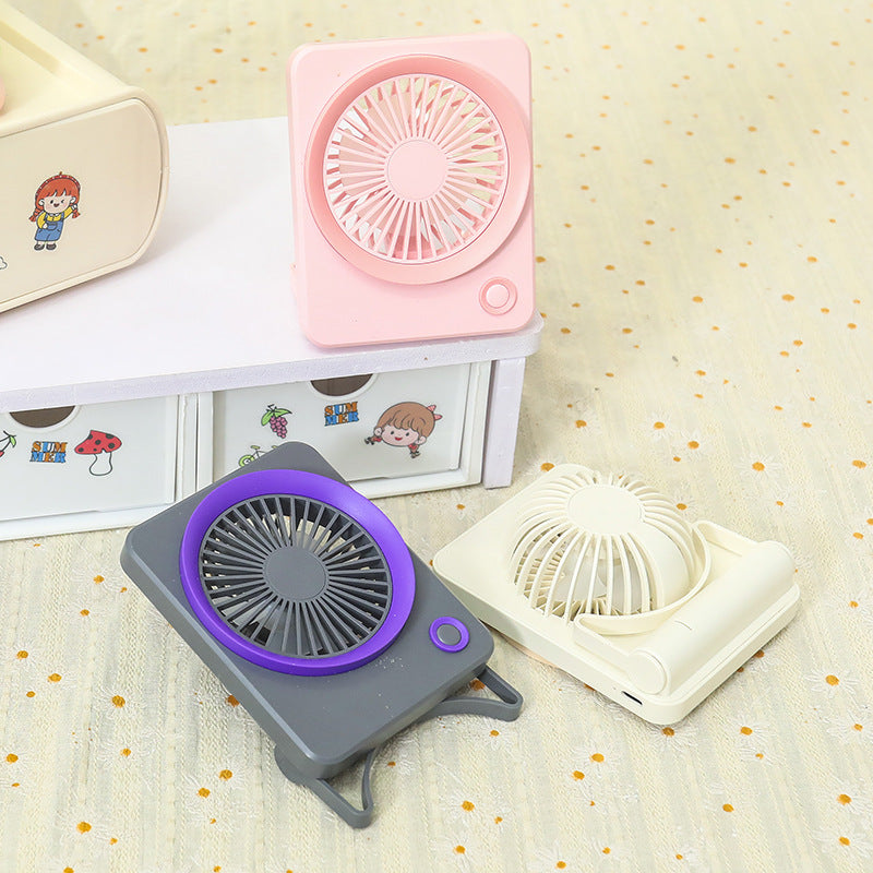 Damen Tragbarer USB Tischventilator mit kompaktem Design und mehreren Geschwindigkeitsmodi Brehn