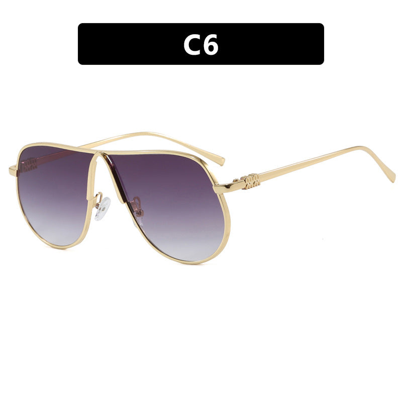 Damen Pilotensonnenbrille mit hochwertigem Metallrahmen und polarisierten Gläsern Brehn